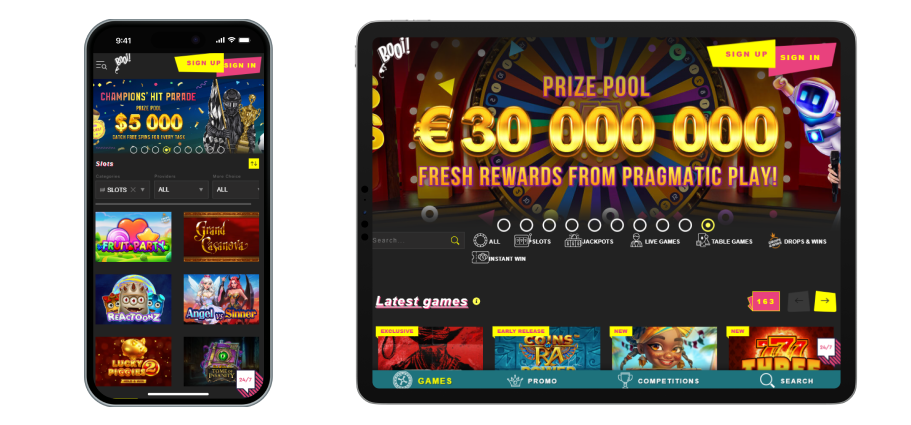Booi Casino Mobile