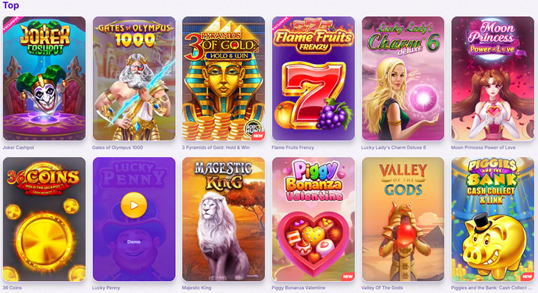 Robo Cat Casino Games